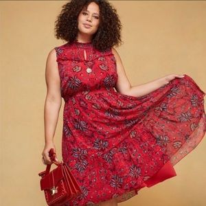 Mod Cloth red dress